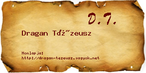 Dragan Tézeusz névjegykártya